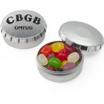 Small Push Top Tin - Jelly Beans Custom Printed