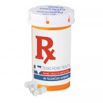 Custom Imprinted Large Pill Bottle - Mini Mints