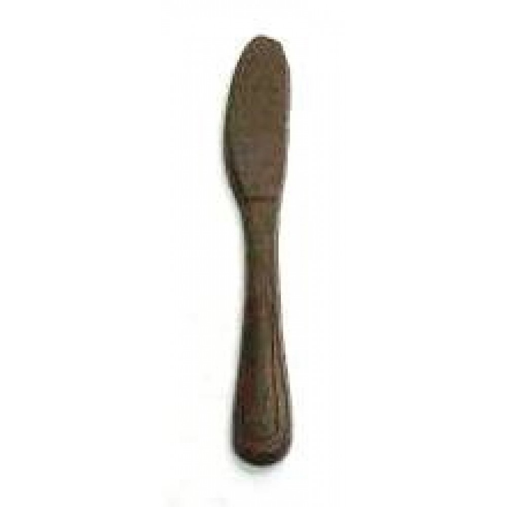 0.16 Oz. Chocolate Butter Knife Curved Custom Printed 0.16 Oz. Chocolate Butter Knife Curved Custom Printed
