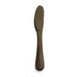 0.16 Oz. Chocolate Butter Knife Curved Custom Printed
