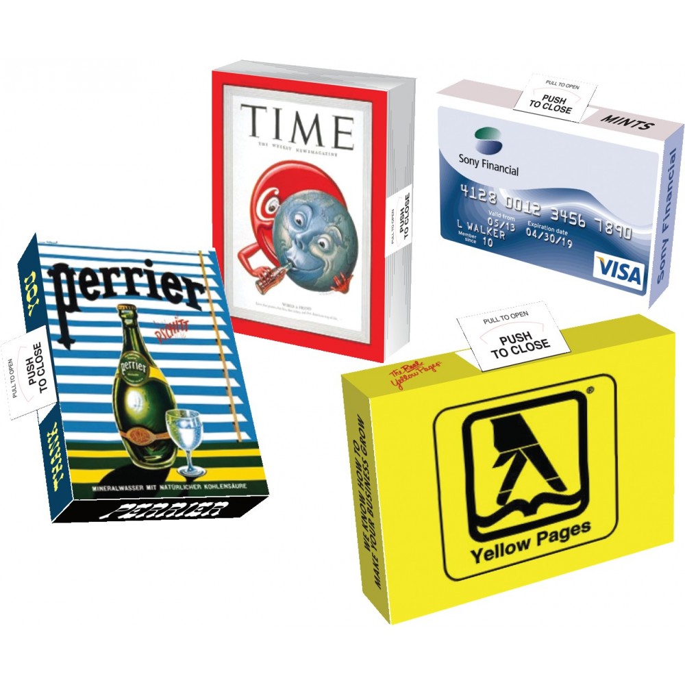 Logo Branded Advertising Mints Box Filled with 20-25 Signature Peppermints Logo Branded Advertising Mints Box Filled with 20-25 Signature Peppermints