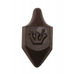 0.32 Oz. Chocolate Dreidel Stock Shape Logo Branded