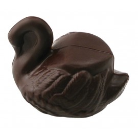 4.48 Oz. Chocolate 3D Swan Logo Branded