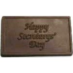 1.44 Oz. Happy Secretary's Day Chocolate Business Card Custom Printed