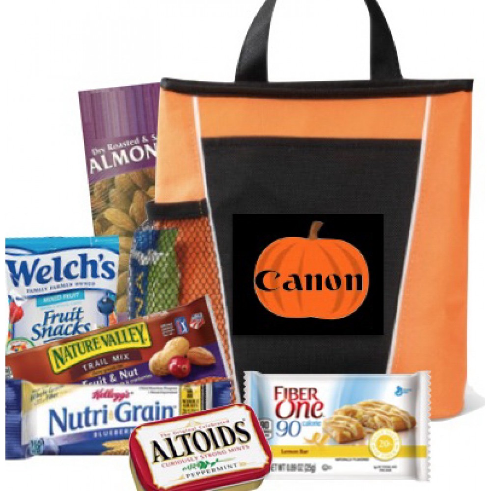 Logo Branded Halloween Snack Break Cooler Bag Logo Branded Halloween Snack Break Cooler Bag