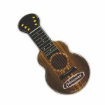 Dark Woodgrain Acoustic Guitar Shaped Mint Tin Logo Branded