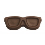 0.16 Oz. Chocolate Mini Sunglasses Logo Branded