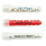 Plastic Test Tube Filled w/ White Gourmet Mints (5/8"x3 7/8") Custom Imprinted