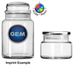 Custom Imprinted 15 Oz. #10 Flat-Top Candy Jar (4 Color Process)