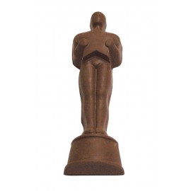 3.62 Oz. Medium Chocolate Statue Award Custom Imprinted