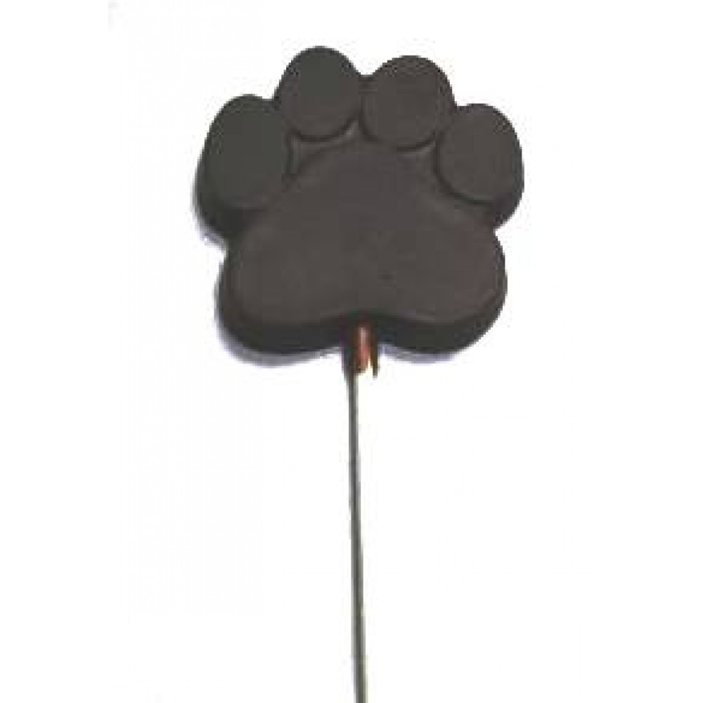 0.96 Oz. Chocolate Paw Print On A Stick Logo Branded