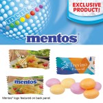 Individually Wrapped Assorted Mentos Fruit Logo Branded