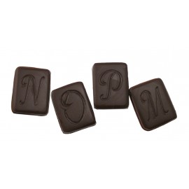 Logo Branded Initial Rectangle Letter B Stock Chocolate Shape