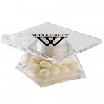 Graduation Cap Container - White Mints Logo Branded