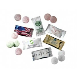 Jumbo Wrapped Peppermints with Logo