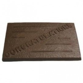 Custom Printed 8.80 Oz. Chocolate Congratulations XLG Bar