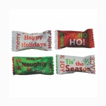 Buttermints Cool Creamy Mint in a HO HO Wrapper Custom Imprinted