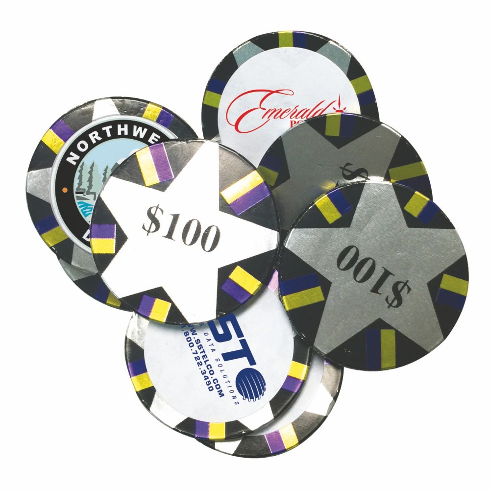 Personalized Decorated Custom Chocolate Poker Chips