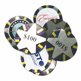 Custom Imprinted Decorated Custom Chocolate Poker Chips