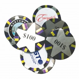 Decorated Custom Chocolate Poker Chips Custom Imprinted