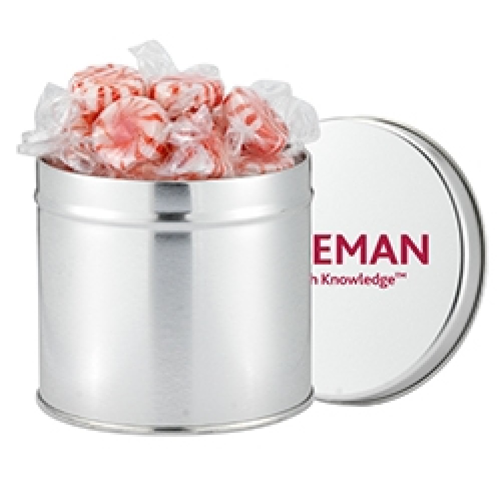 Custom Imprinted Round Tin (1/2 Quart) - Starlight Mints Custom Imprinted Round Tin (1/2 Quart) - Starlight Mints