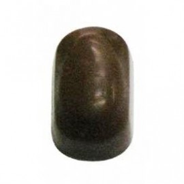 0.40 Oz. Chocolate Oval W/Almond Shape Custom Printed