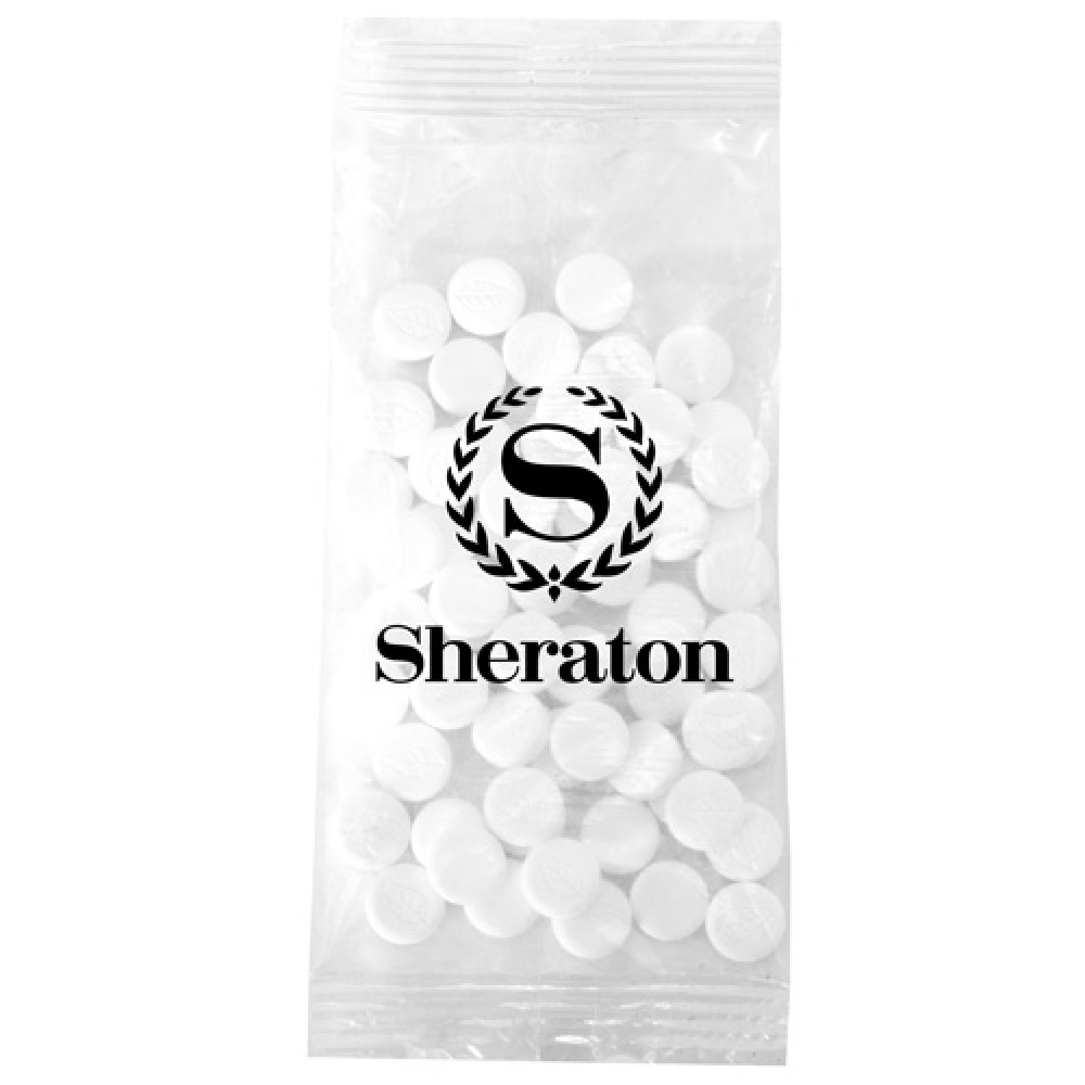Snack Bag w/Mini Mints Logo Branded Snack Bag w/Mini Mints Logo Branded