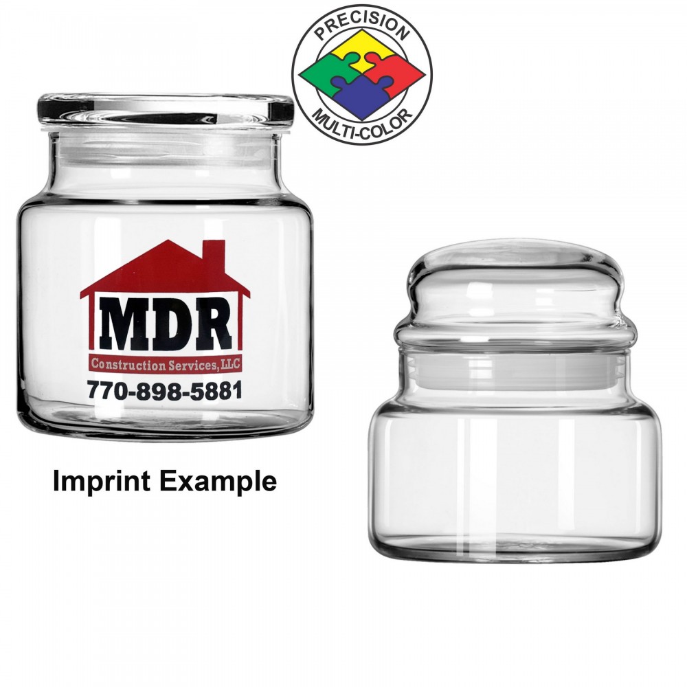15 Oz. Bubble-Top Candy Jar (Screen Printed) Logo Branded 15 Oz. Bubble-Top Candy Jar (Screen Printed) Logo Branded