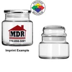 15 Oz. Bubble-Top Candy Jar (Screen Printed) Logo Branded