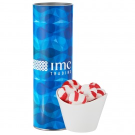 8" Snack Tube Collection- Mint Puffs Custom Imprinted