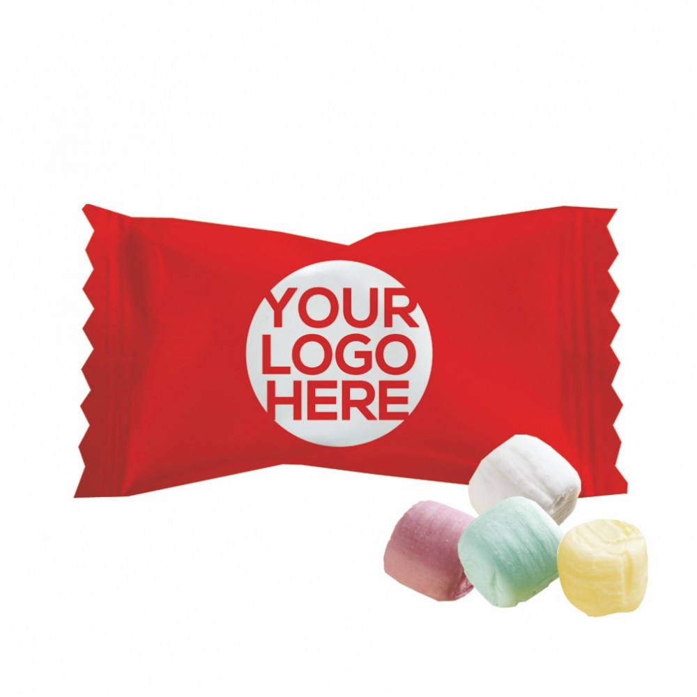Soft Pastel Buttermints - Custom Wrapper Custom Imprinted Soft Pastel Buttermints - Custom Wrapper Custom Imprinted