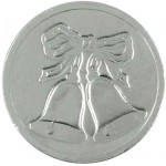 Wedding Bells Stock Chocolate Coin Custom Printed