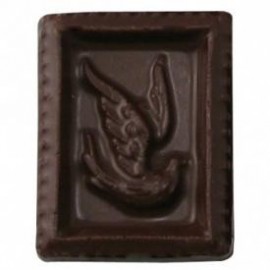 Logo Branded 0.4 Oz. Chocolate Stamp Bird Flying