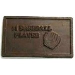1.44 Oz. #1 Baseball Player Chocolate Business Card Logo Branded