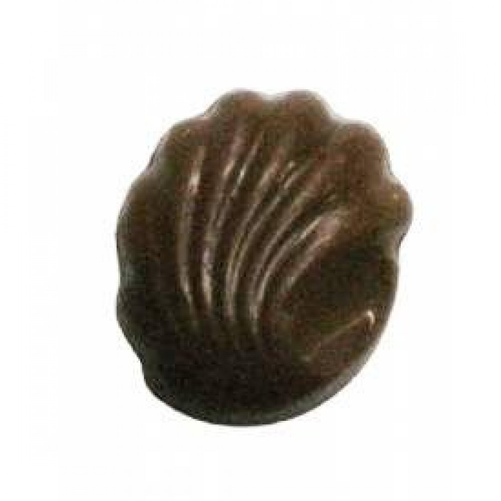 Promotional 0.24 Oz. Chocolate Candy Shell W/Scallop