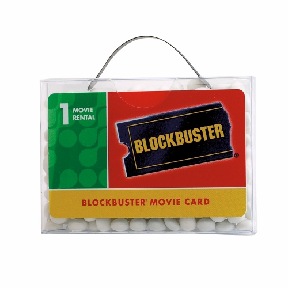 Briefcase with Business Card Slot - White Mints Custom Printed Briefcase with Business Card Slot - White Mints Custom Printed