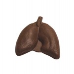 Custom Printed Lungs Stock Chocolate Shape