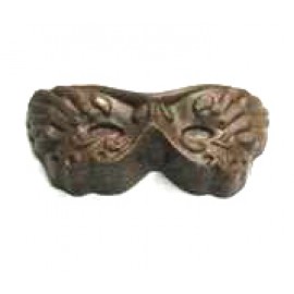 3.2 Oz. Chocolate Mardi Gras Mark Medium Thick Custom Imprinted  3.2 Oz. Chocolate Mardi Gras Mark Medium Thick Custom Imprinted