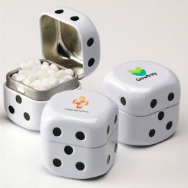 Roll the Dice Tin-MicroMints Custom Printed  Roll the Dice Tin-MicroMints Custom Printed