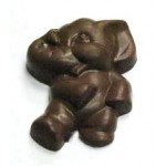 2.08 Oz. Chocolate Elephant Baby Logo Branded