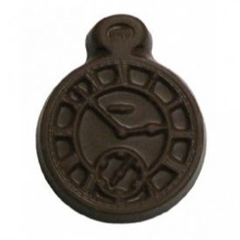 0.80 Oz. Chocolate Pocket Watch Custom Printed  0.80 Oz. Chocolate Pocket Watch Custom Printed