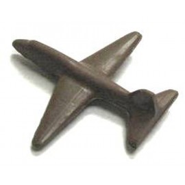 Custom Printed 3.20 Oz. Large 3D Chocolate Airplane