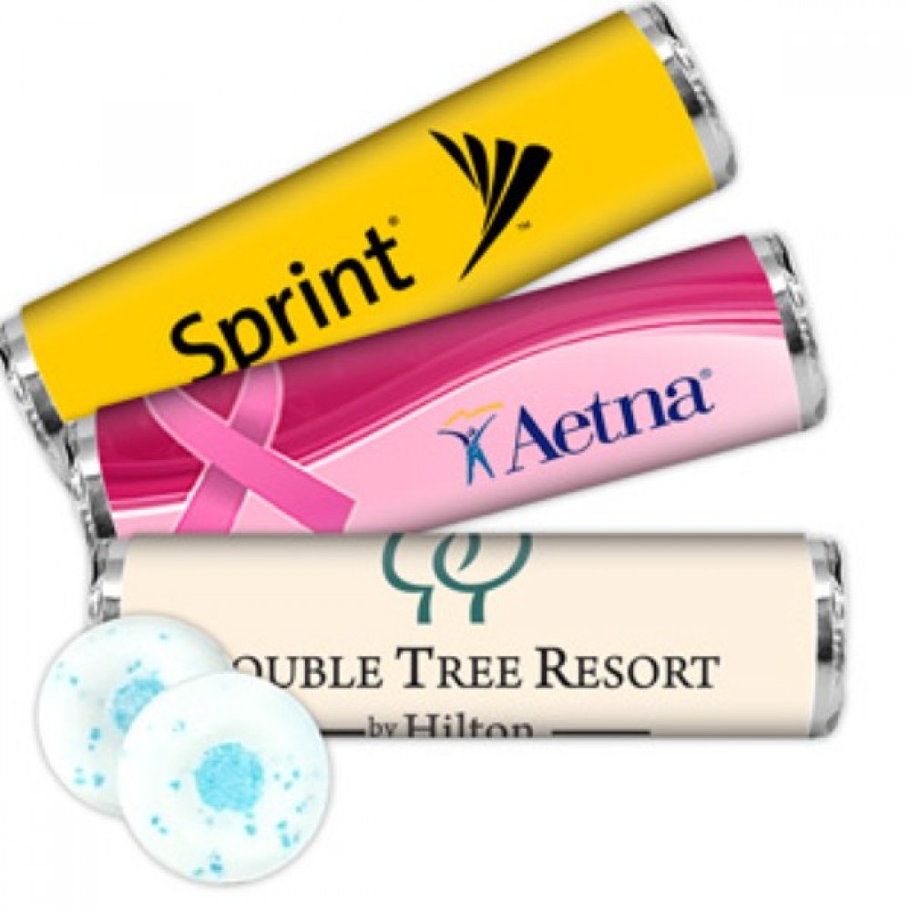 Custom Imprinted Custom Breath Savers Mint Roll