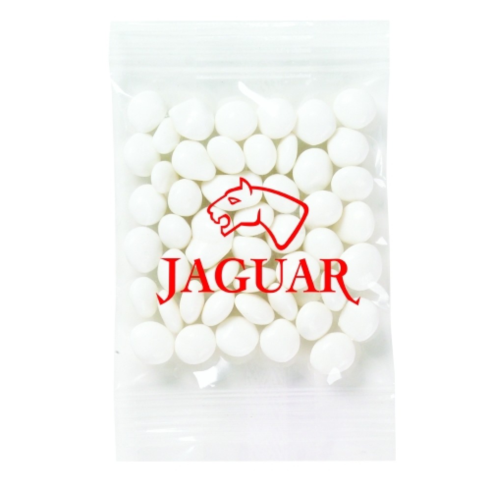 Custom Imprinted Promo Snax - White Mints (.5 Oz.) Custom Imprinted Promo Snax - White Mints (.5 Oz.)