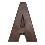 Large Alphabet A Stock Chocolate Shape Custom Imprinted