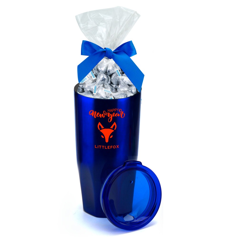 20 Oz. Vacuum Sealed Tumbler with Candy Bag Logo Branded 20 Oz. Vacuum Sealed Tumbler with Candy Bag Logo Branded