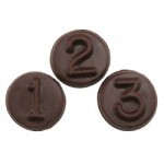 Promotional Number Rounds 7 Stock Chocolate Shape