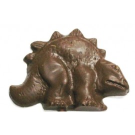 1.12 Oz. Chocolate Dinosaur Stegosaurus Logo Branded