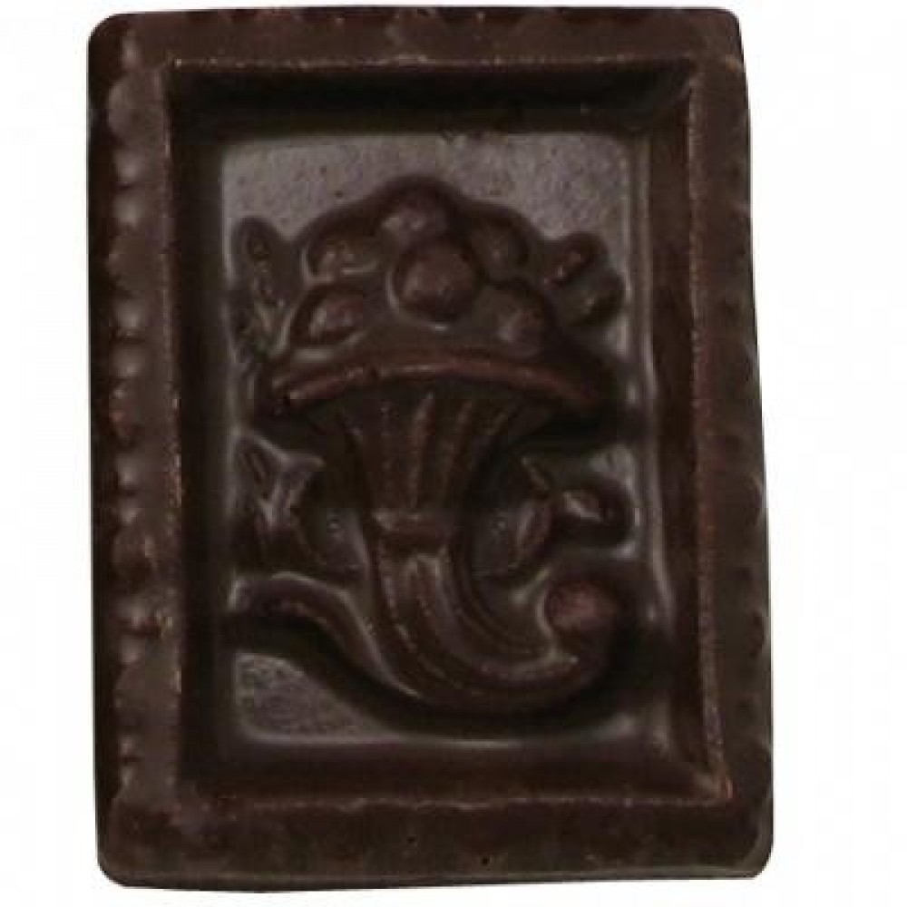 0.4 Oz. Chocolate Stamp Horn Of Plenty Logo Branded