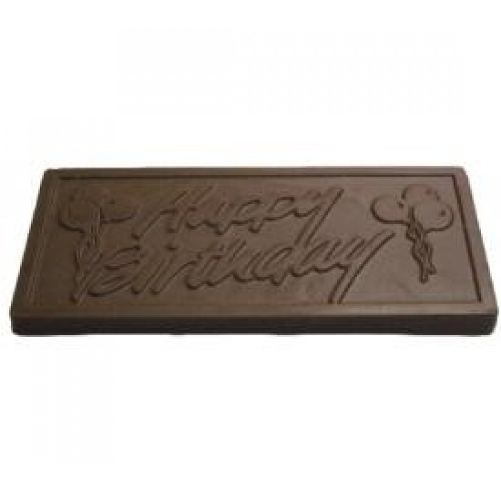 Custom Imprinted 7.52 Oz. Chocolate Happy Birthday Bar Large